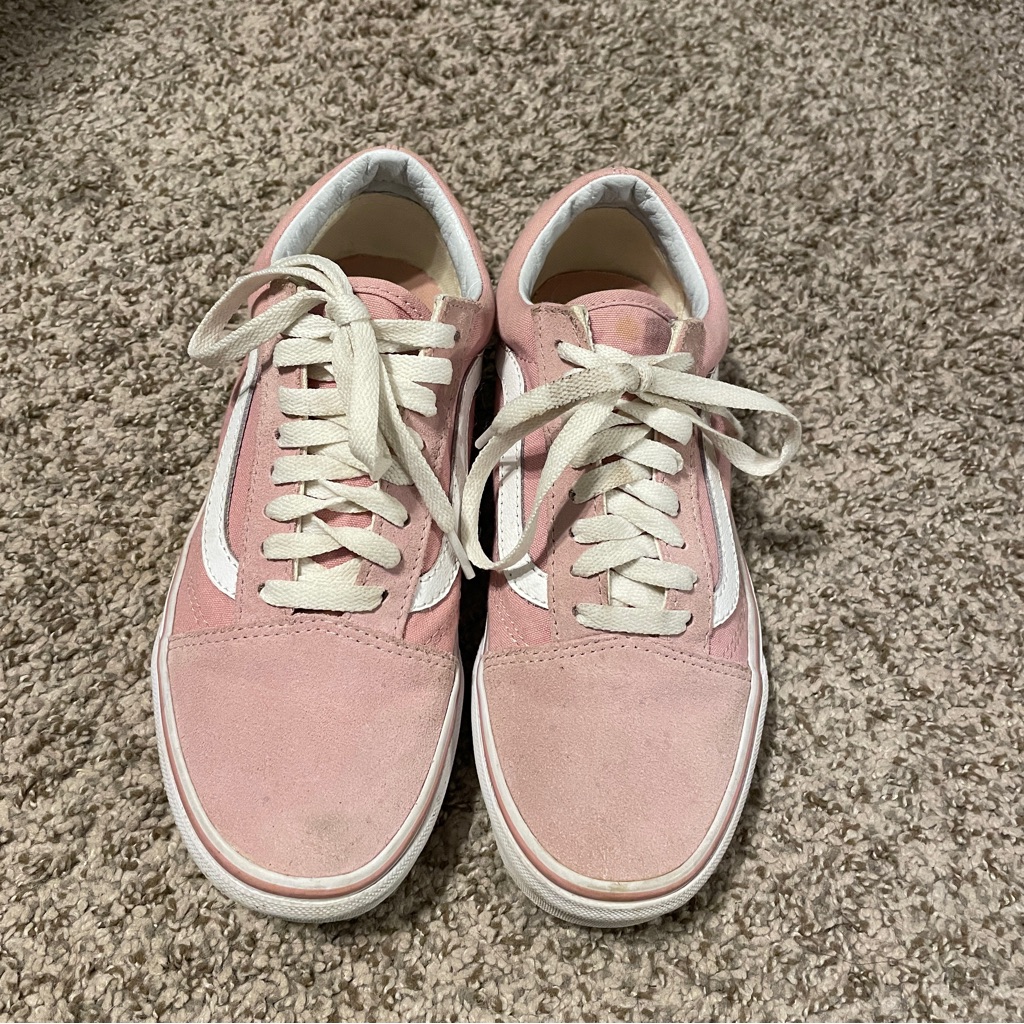 Two Tone Pink Vans Size 8 Women Valentines Days Gift
